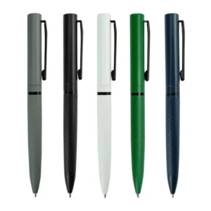 Metal Pens Twist Action Matte Finish & Black Clip, Stylish & Comfortable Grip