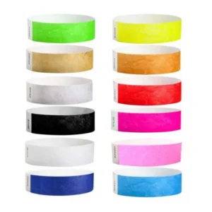 Tyvek Wristbands Waterproof, Adjustable, Adhesive - Pack of 1000